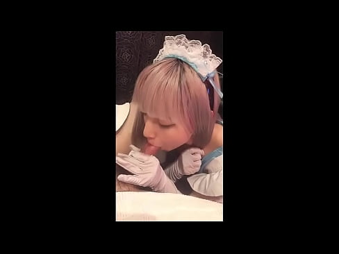 ❤️ Japanese Idol [mayuka], fransk hushjelp kostyme, del 1, blowjob og rykk av med lotion ❤  Sex hos oss ❌️